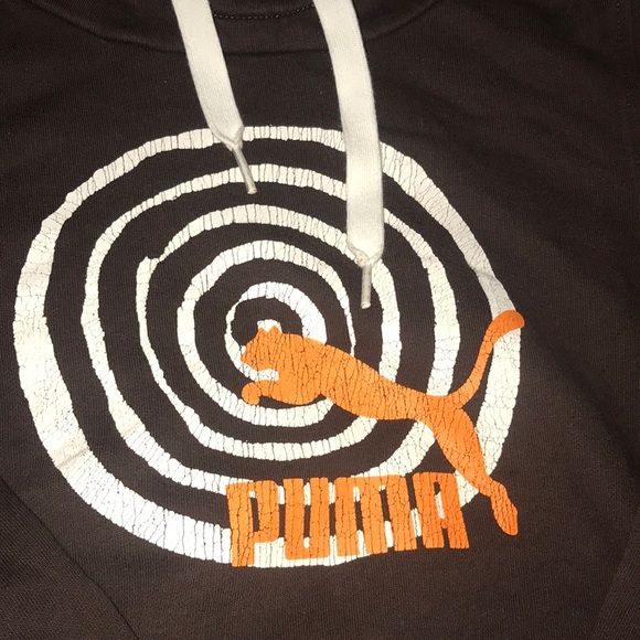 Brown and orange puma sweatshirt - Picture 6 of 7